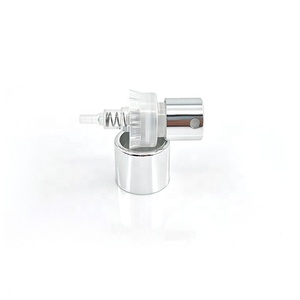 15mm <strong>Silver</strong> Aluminum Crimp Pumps Delayed Spray Top Durable Fine Mist Plastic Perfume Atomizer Cap for Perfumes - Product Image 3