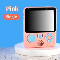 Console de jeu portable rétro S G7, écran fin de 0,39 pouce, 3,0 IPS, 666 jeux, 1200 mAh, connexion TV, un ou deux joueurs, rose, bleu