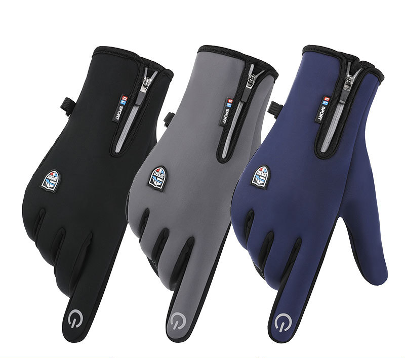Лыжные перчатки, кожаные теплые зимние перчатки для сноуборда, Лидер продаж, зимние Нескользящие теплые перчатки для сенсорных экранов, уличные лыжные перчатки