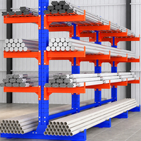 Étagère cantilever durable Smartlog, rayonnage pour palettes, rayonnage d'entrepôt, rayonnage industriel pour entrepôt de matériaux de construction de grande envergure