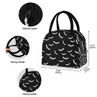Sac isotherme réutilisable et portable pour le déjeuner, au design élégant, très spacieux, bien isolé, en tissu Oxford, pour femmes et hommes