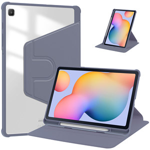 Funda transparente acrílica de rotación 360 para tableta para Samsung A11 A9 Plus S9 FE 11 A8 A7 T500 <span class=keywords><strong>S6LITE</strong></span> P620 10,4, funda protectora con tapa - Product Image 2
