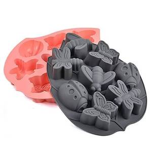 Moule à gâteau 3D en forme d'insecte à 8 cavités, écologique et durable, pour bombes de bain en résine, bougies, savons et aliments, à usage commercial - Product Image 4
