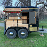 Nouveau design de Chine, chariot de nourriture, remorque mobile pour hot-dogs, camion de nourriture pour crème glacée, pizza, café, bar à bières, remorque pour chevaux