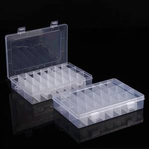 Boîte à pêche portable Hikeon HKA0379, 24 compartiments, petite boîte de rangement en plastique, facile à transporter pour les voyages, la randonnée et les sorties de pêche - Product Image 3