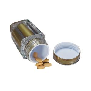 60ml 1 oz Acrylique carré Santé Produit Bouteille 30 Capsules Huile de Poisson Softgel <span class=keywords><strong>Capsule</strong></span> Gel Pressé Bonbons Pilule Emballage Bouteille - Product Image 4