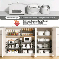 Estante de almacenamiento de acero inoxidable, estantería de cocina doméstica de varias capas, estantería de almacenamiento multifuncional, estantería de almacenamiento de pie.