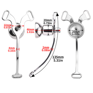 Sûr de haute qualité anneau chasteté Cage dispositif de verrouillage ceinture SM produits 4 anneau virginité 4 tailles US Cock Ring pour hommes hommes - Product Image 4