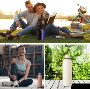 Custom Logo Modern Eco-Friendly Double Wall Vacuum Insulated 350ml/500ml Small Mouth Stainless Steel Sports Water <b>Bottle</b> for - Product Image 5