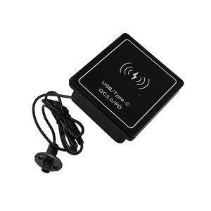 Nhúng Đa-Chức năng Máy tính để bàn điện thoại sạc không dây ổ cắm với <span class=keywords><strong>USB</strong></span> và loại C được xây dựng trong đồ nội thất - Product Image 3