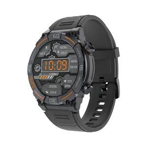 Nouvel appel GPS montre intelligente MG02, 1.39 pouces écran boussole baromètre altimètre BT appel sport suivi fréquence cardiaque oxygène sanguin