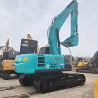 Excavatrice Hitachi 200 d'occasion importée de haute qualité, moteur Isuzu, pompe hydraulique, boîte de vitesses, machines de construction en stock