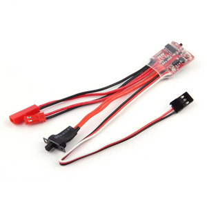 10A 20A 30A Brushed ESC With Brake Switch For <b>RC</b> Car Boat Remote <b>Control</b> Vehicles Plastic DC Motor Parts - Product Image 4
