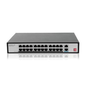Offre Spéciale Usine directe 24 100Mbps + 2 Gigabit Ethernet Commutateur 250m Distance Max 30W Sortie PoE Commutateur IEEE802.3af/at 300W Alimentation - Product Image 1