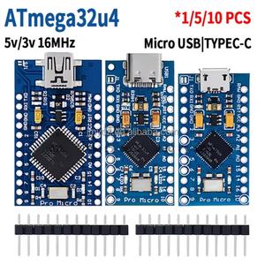 Nouvelle carte de développement Pro Micro ATMEGA32U4 5V 16M avec interface USB Type-C et Mini Micro USB pour la mise à jour des programmes - Product Image 2