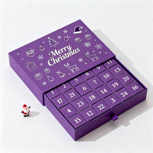 Calendrier De L'<span class=keywords><strong>Avent</strong></span> De Noël Personnalisé Boîte Emballage Cosmétique Cadeau Boîte Adventskalender Calendrier De L'<span class=keywords><strong>Avent</strong></span> Calendario De Adviento - Product Image 3