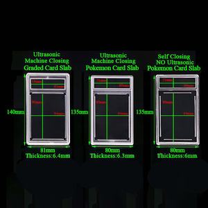Uv עמיד ברור סטנדרטי cgc סטנדרטי pgc 35 pt אולטרה סאונד כיתה אקריליק ספורט מסחר כרטיס הצמד סנאפ מחזיק במקרה עם תווית - Product Image 2