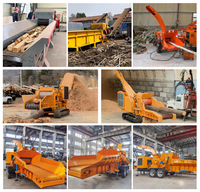Broyeur de déchets de jardin, broyeur de bois agricole, broyeur de déchets d'abondement de vergers, broyeur de bois robuste pour le recyclage des déchets
