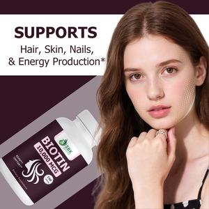 Good Price 10000 mcg Biotin <b>Tablets</b> Beauty Supplement Supports Immunity for Energy Production and Healthy Hair Skin and Nails - Product Image 6