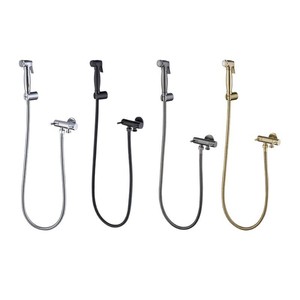 Multifunctional Single-Handle Brass <strong>Bathroom</strong> Faucet Home Toilet Booster Nozzle Soft Brushed Ceramic Valve-for Home Cleaning - Product Image 1