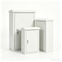 Boîtier de distribution électrique étanche IP65 en acier inoxydable galvanisé, verrouillable, montage sur rail DIN, certifié CE