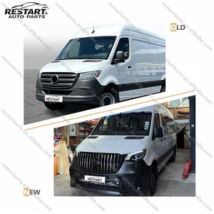 Kit carrosserie PP adapté pour Mercedes <span class=keywords><strong>Sprinter</strong></span> W907, mise à niveau style <span class=keywords><strong>AMG</strong></span> 2018+, comprend l'ensemble pare-chocs avant et arrière, la calandre - Product Image 2