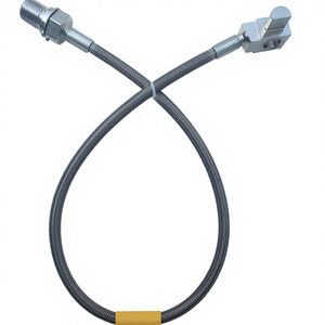 KFAFINENE AN3 ステンレス鋼編組PTFEブレーキライン、フロント/リア油圧式自動ブレーキホース用継手付き-改造/アップグレード - Product Image 1