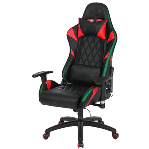 Silla Gaming LED RGB con Luces de Colores 180 °   Silla Giratoria Ergonómica Reclinable con Respaldo Alto y Estructura de Acero Resistente - Product Image 1