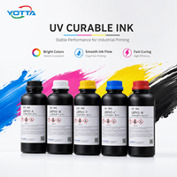 Encre UV rigide pour tête d'impression Ricoh Gen5 Gen6 CMYK Blanc Vernis pour carrelage céramique, panneau PVC, verre et acrylique