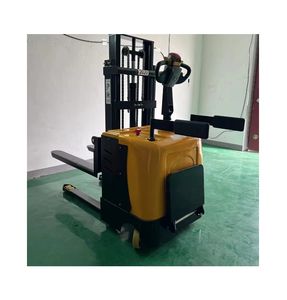 工場卸売ステーション垂直2トン2m 2.5m 3mフォークリフト電気スタッカー印刷店用すべての電気パレットスタッカー - Product Image 1