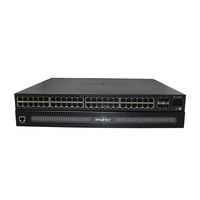 Switch PoE AV Administrado L3 con 48 Puertos 1G para Codificador y Decodificador AV PoE sobre IP H.264/H.265 JPEG2000 Dante ProAV, Switch Ethernet