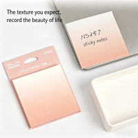 Deli NS357 Kertas Tulis Perekat Warna-warni Sticky Notes Memo Pad untuk Perlengkapan Kantor & Sekolah Hadiah & Promosi