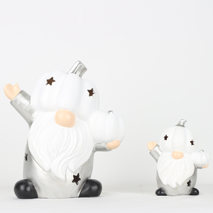 Grandes lumières de Noël en polyrésine LED Père Noël pour les décorations de Noël d'intérieur Père Noël Accessoires de décoration de maison de vacances - Product Image 2