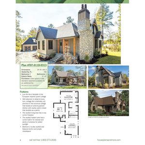 Gran Libro de Planos de Casas Pequeñas, Segunda Edición, Más de 360 Planos de Menos de 1200 Pies Cuadrados, Cabañas y Casas de Campo Creativas para Propietarios - Product Image 1