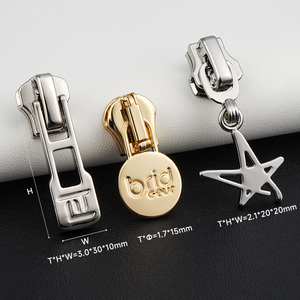 <strong>Custom</strong> Zip Puller, Garment Metal <strong>Zipper</strong> Puller Slider Brand Logo, Bag <strong>Zipper</strong> Head Puller <strong>Zipper</strong> <strong>Custom</strong> Metal <strong>Zipper</strong> <strong>Pull</strong> Logo - Product Image 4