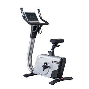 Bicicleta de ejercicio vertical inteligente para uso en gimnasio comercial con compatibilidad con aplicación de marco de acero de resistencia EMS de 24 niveles - Product Image 1