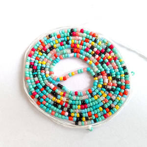 Femmes sexy perte de poids grande <span class=keywords><strong>taille</strong></span> africaine ghana coton ficelle cravate sur le corps ventre chaîne <span class=keywords><strong>taille</strong></span> perles bijoux pour la fête - Product Image 5