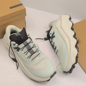 Luxury <b>Breathable</b> Mesh Lace-Up Sports Walking <b>Shoes</b> for <b>Men</b> with Retro Style Genuine Leather Upper Flat Design - Product Image 5