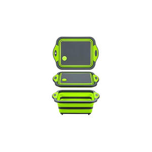 Producto de Cocina en Oferta, Tabla de Cortar Plegable de Plástico Multiusos 3 en 1 con Colador - Product Image 1