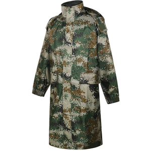 Impermeable Largo de Camuflaje Digital para Adultos, Doble Capa, Protección Laboral para Exteriores, Poncho Transpirable para Rescate - Product Image 3