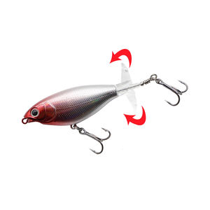 5PCS VIB D'eau Salée Queue <span class=keywords><strong>Totor</strong></span> 6g 11g Spin Whopper Hélice Flottant Appât Dur Leurres Ensemble - Product Image 4