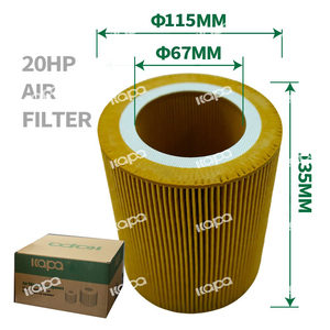 Bộ tách dầu/khí + Bộ lọc không khí + Bộ lọc dầu 15-20hp Bộ phận bảo dưỡng máy nén khí trục vít - Product Image 2