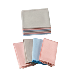 Chiffon de nettoyage en microfibre 30x30cm 100% polyester, design écailles de poisson, chiffon de polissage pour verre, torchon de cuisine - Product Image 4