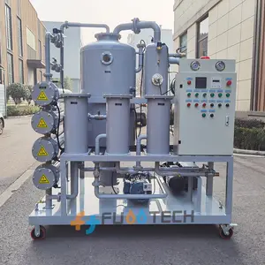 ZYD double-stage waste oil recycling transformer oil purification 6000l/h vacuum oil purifier