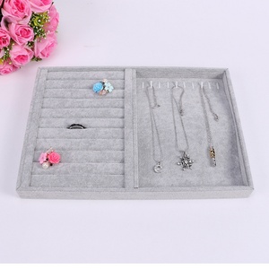 Luxury Functional Jewelry Necklace <b>Ring</b> Exhibitor Storage Metal Frame Presentation Tray Jewelry Display Tray - Product Image 6