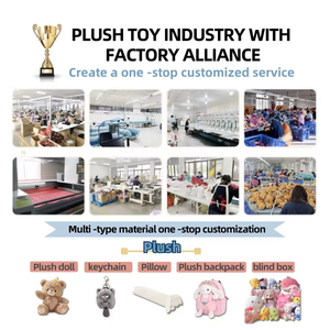 Dapat disesuaikan mainan mewah bordir hewan lembut hadiah ulang tahun terbuat dari katun PP mengisi jumlah pesanan Minimum rendah tas dikemas - Product Image 6