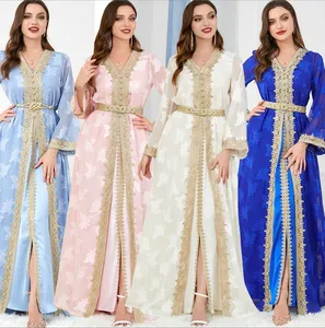 2023 femmes vente chaude mousson apporter Hijab Abaya robe musulmane à manches longues Maxi robe pour musulman 2023 femmes vente chaude Mon