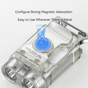 Mini <b>Rechargeable</b> <b>Work</b> <b>Light</b> <b>LED</b> Keychain USB Charging Emergency Camping Flashlight - Product Image 4
