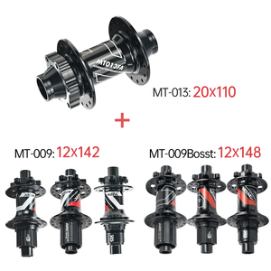 ดุมล้อหลังจักรยานเสือภูเขา MT013F/R คุณภาพสูง แบบแกนปลดเร็ว 114S 28/32 รู รองรับ HG MS/XD 12S สำหรับดิสก์เบรก - Product Image 6
