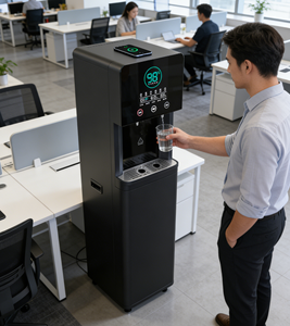 เครื่องกรองน้ำ UF แบบ OEM/ODM 5 ขั้นตอน พร้อมระบบทำน้ำร้อนทันที สำหรับบ้าน โรงเรียน สำนักงาน โรงแรม อุตสาหกรรม  ติดตั้งกับก๊อกน้ำ มีตัวเลือกอุณหภูมิ 3 ระดับ รุ่น Enjoy I - Product Image 1